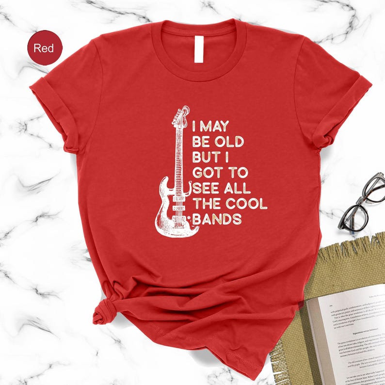 Cool Bands-shirt met print, vintage concertshirt afbeelding 4
