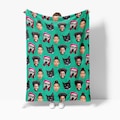 Funny Face Picture Blanket: Personalized Photo Gift
