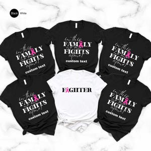 Maglietta per la sensibilizzazione sul cancro al seno: in questa famiglia nessuno combatte da solo