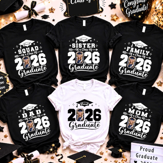 Proud Family Graduate Tshirts: Senior 2026 Gift