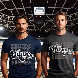 Aangepaste sportshirts, shirt schoolgeest, T-shirt teamgeest, shirts schoolmascotte, shirt wedstrijddag, cadeau sportfan, shirt aangepaste mascotte