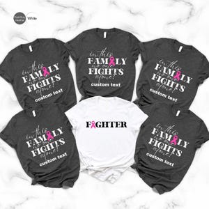 Maglietta per la sensibilizzazione sul cancro al seno: in questa famiglia nessuno combatte da solo