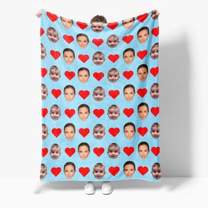 Personalized Photo Blanket, Funny Dad Gift,Father's Day Present image 3