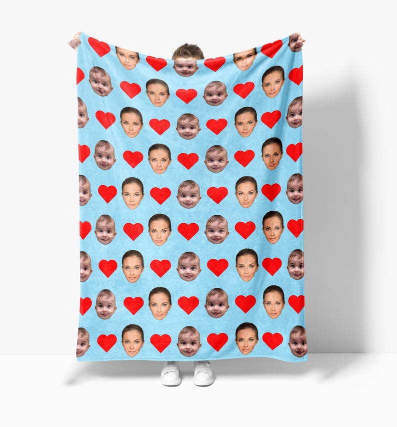 Personalized Photo Blanket, Funny Dad Gift,Father's Day Present image 3