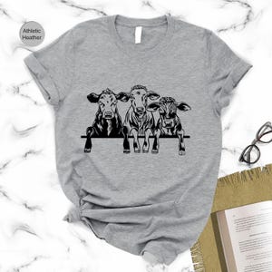 Cow Shirt, Cow T Shirt, Cow Lover Shirt, Farm Girl Shirt, Vintage Western Tee, Country Shirt, Animal Shirt, Farming Shirt, Gift For Farmer