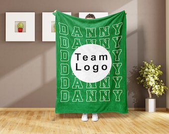 Custom Team Logo Blanket: Personalized Sports or Corporate Gift