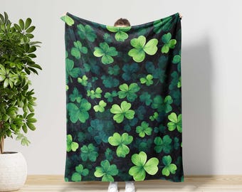 Clover Blanket, St Patrick's Day Home Decoration