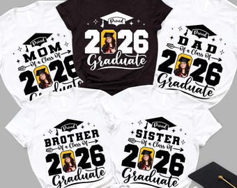 Proud Family Graduate Tshirts: Senior 2026 Gift