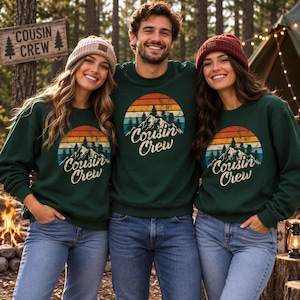 Cousin Crew Sweatshirt, Family Camping Outfit