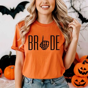 Skeleton Bride Shirt, Halloween Gift For Bride To Be, Spooky Bride Tshirt, Gothic Wedding Gift,Halloween Bride Bridal Shirt,Fall Bride Shirt