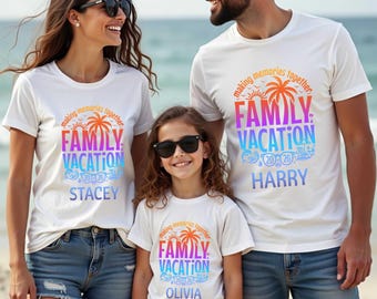 Family Vacation Tees: Matching Beach Trip