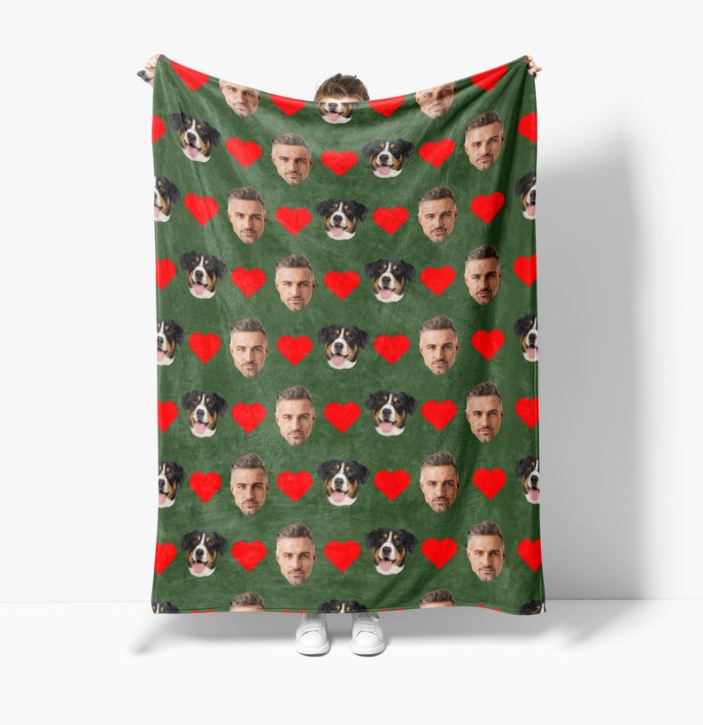Personalized Photo Blanket, Funny Dad Gift,Father's Day Present image 10