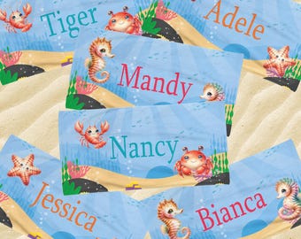 Personalized Kids Beach Towel: Under The Sea