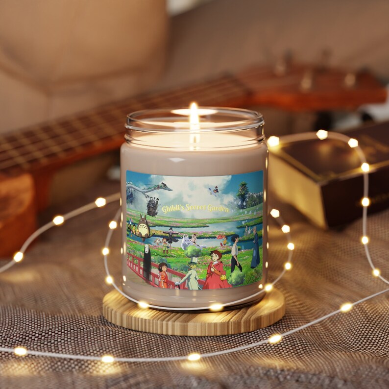 Whimsical Studio Ghibli Soy Wax Candle - Perfect Gift for Studio Ghibli Fans 画像 2