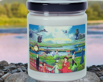 Whimsical Studio Ghibli Soy Wax Candle - Perfect Gift for Studio Ghibli Fans