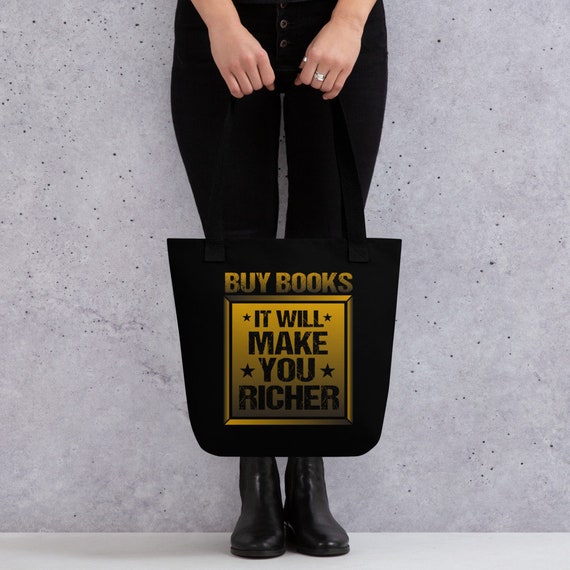 Buy Books It Will Make You Richer Tote Bag Book Nerd Bag 