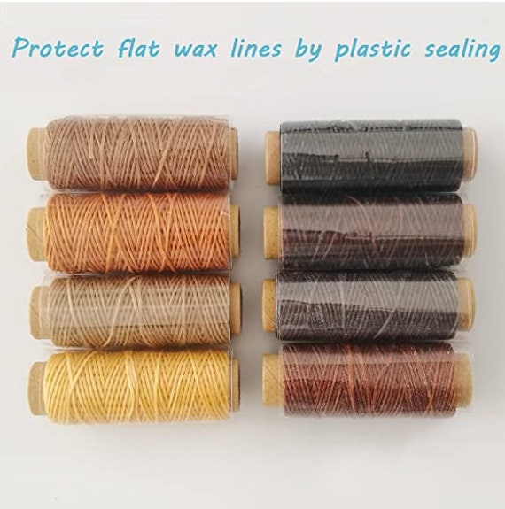 150D Leather Sewing Waxed Thread for Leather Crafting/ DIY 1mm