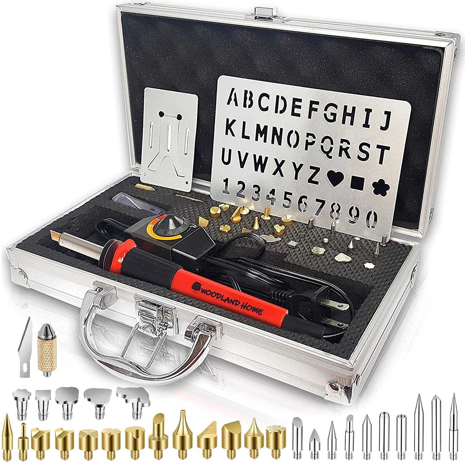 Wood Burning Kit for Adults: Wood Burner with Adjustable Temperature - Professional Wood Burning Tool for Beginners Kids Soldering Embossing Carving