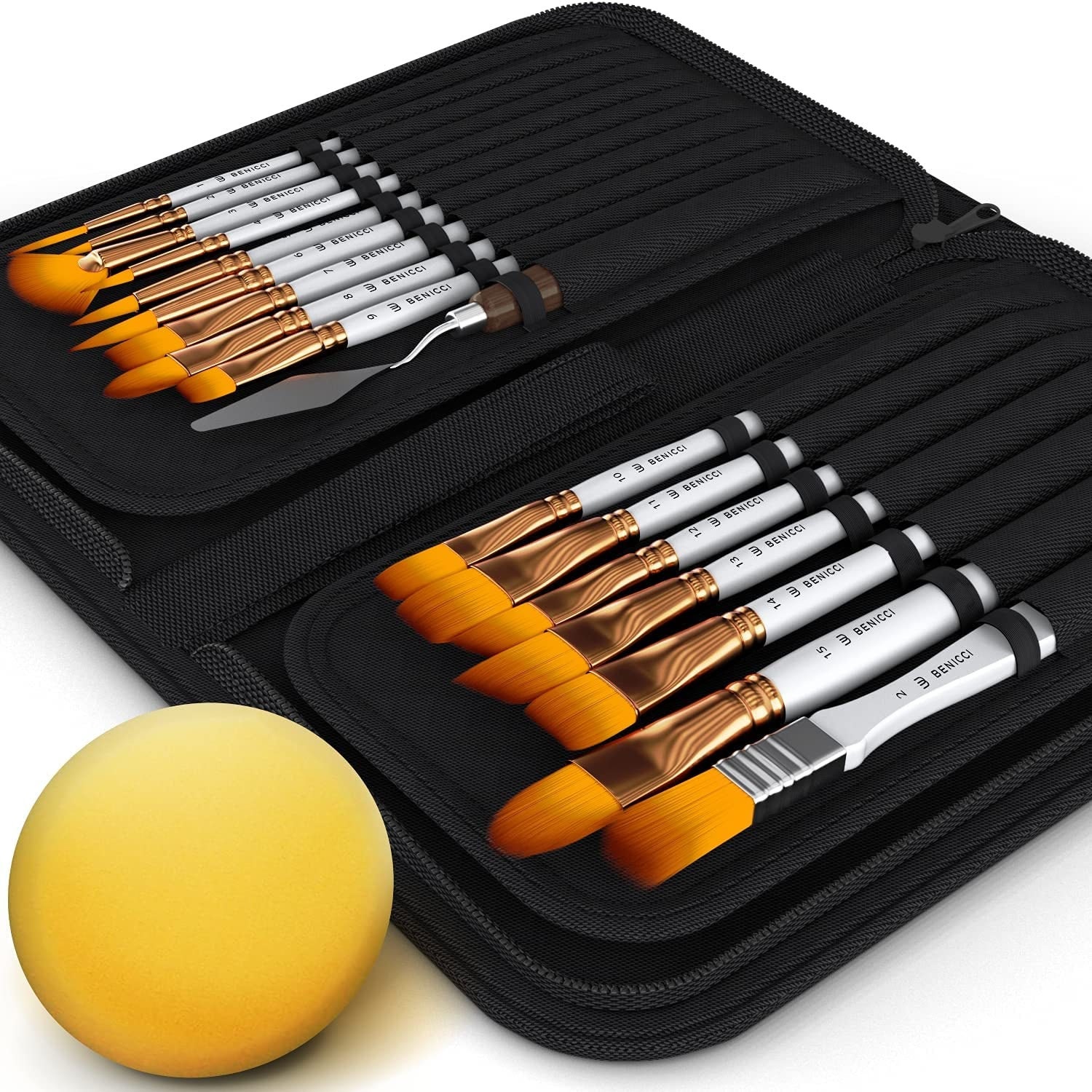 Chivertion 50 Pack Paint Brushes Palettes Sets Bulk 100 Pcs...