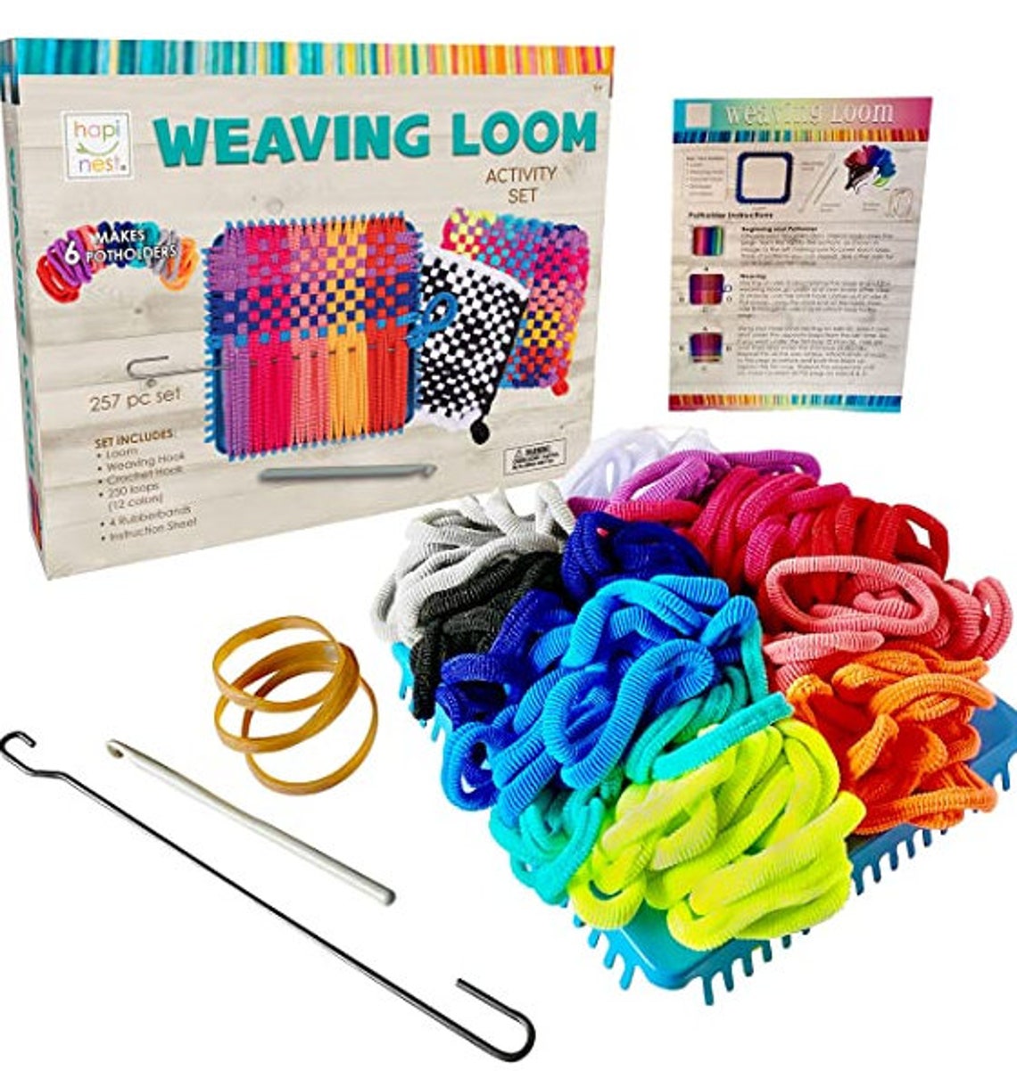 Weaving Loom Kit for Kids/craft Your Own Pot Holders for Ages 6 13