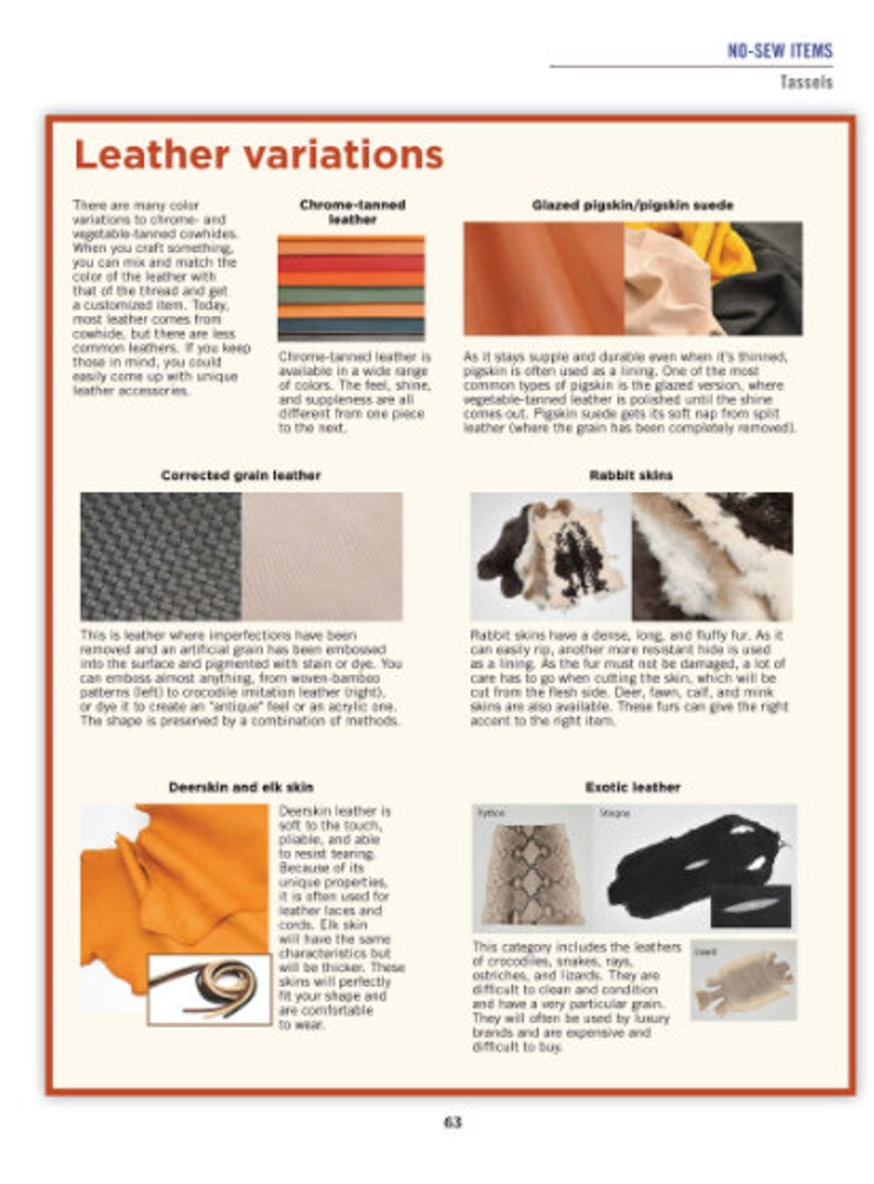 Leather Crafting Starter Book Tools, Techniques & 16 Stepbystep