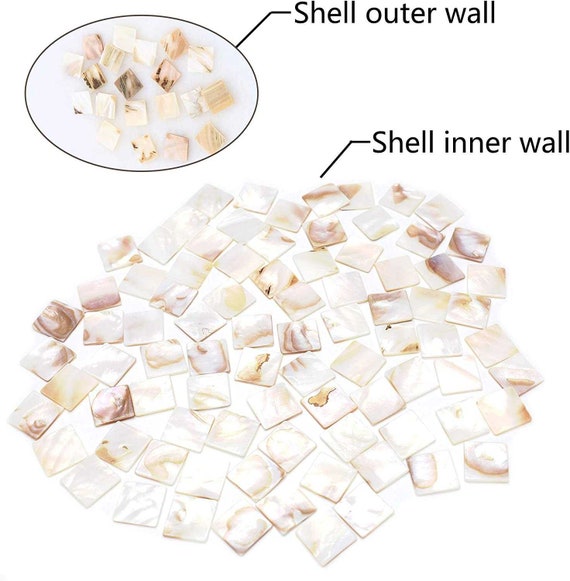 Fish Scale Shaped Natural Mother Of Pearl Mosaic Tiles