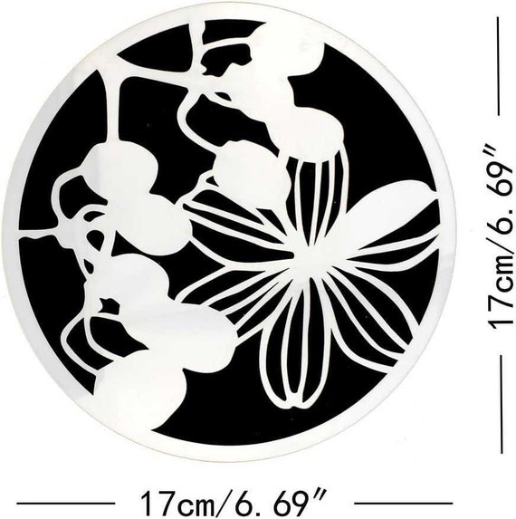 8Pcs large circle stencil Template Drawing Stencils For Crafts for