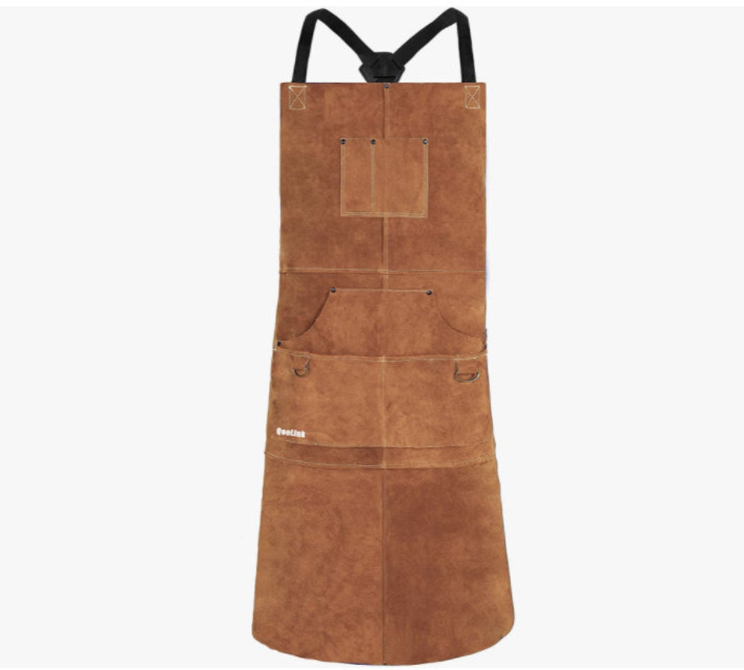 Leather welding apron discount