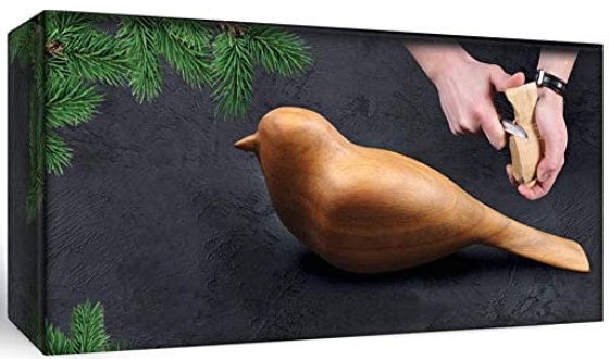 Wood Carving Kit Comfort Bird DIY Complete Starter Whittling Knife