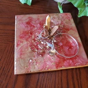 Ceramic Tile Resin Jewelry Holder