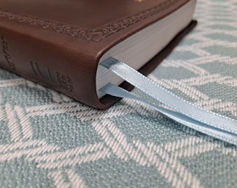 Sky Ribbon Bookmark for Bibles and Journals | 2 Stranded