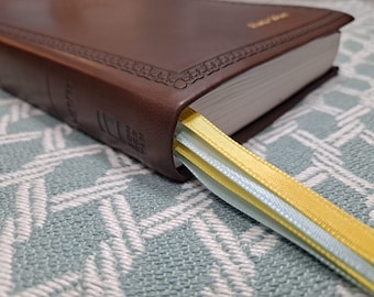 Summer Ribbon Bookmark for Bibles and Journals | 4 Stranded, 1/4 inch