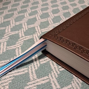Seashell Ribbon Bookmark for Bibles and Journals  | 6 Stranded