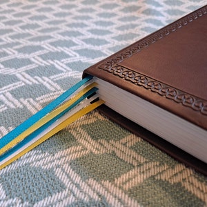 Ocean Breeze Ribbon Bookmark for Bibles and Journals | 6 Stranded