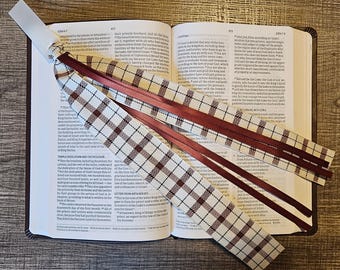Picnic Ribbon Bookmark for Bibles and Journals | 6 Stranded