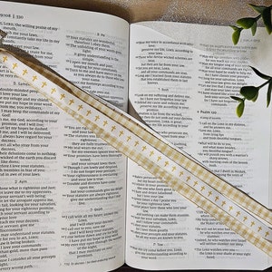 Sunday Ribbon Bookmark for Bibles and Journals | 4 Stranded