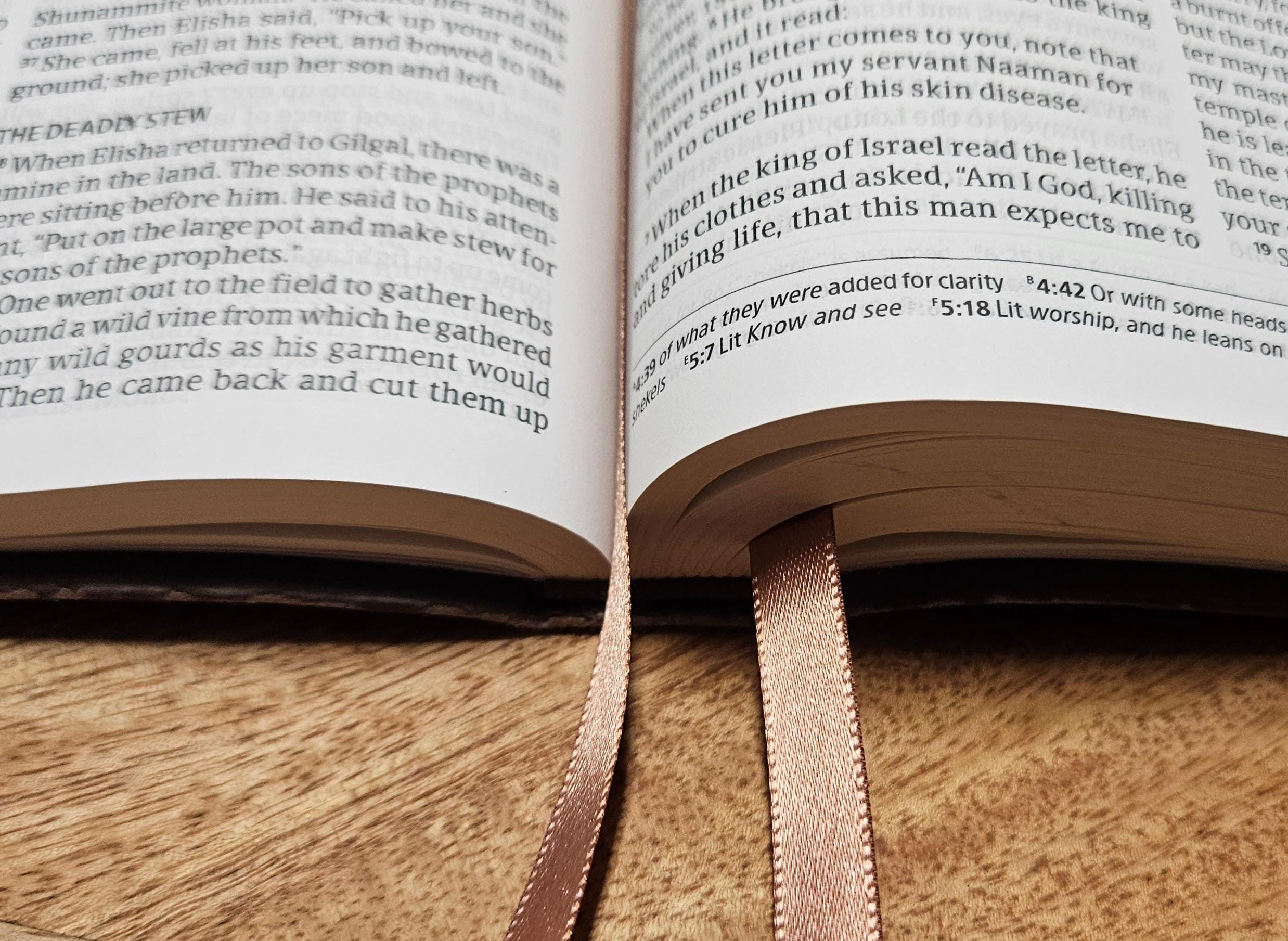 Rose Ribbon Journal Rose Ribbon Bookmark for Bibles and Journals | 2 Stranded, 3/8 Inch - Etsy