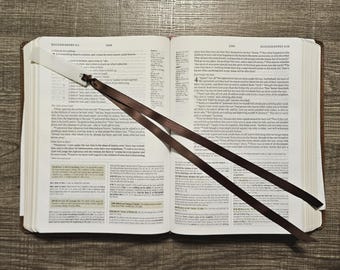 Espresso Ribbon Bookmark for Bibles and Journals | 2 Stranded, 3/8 inch