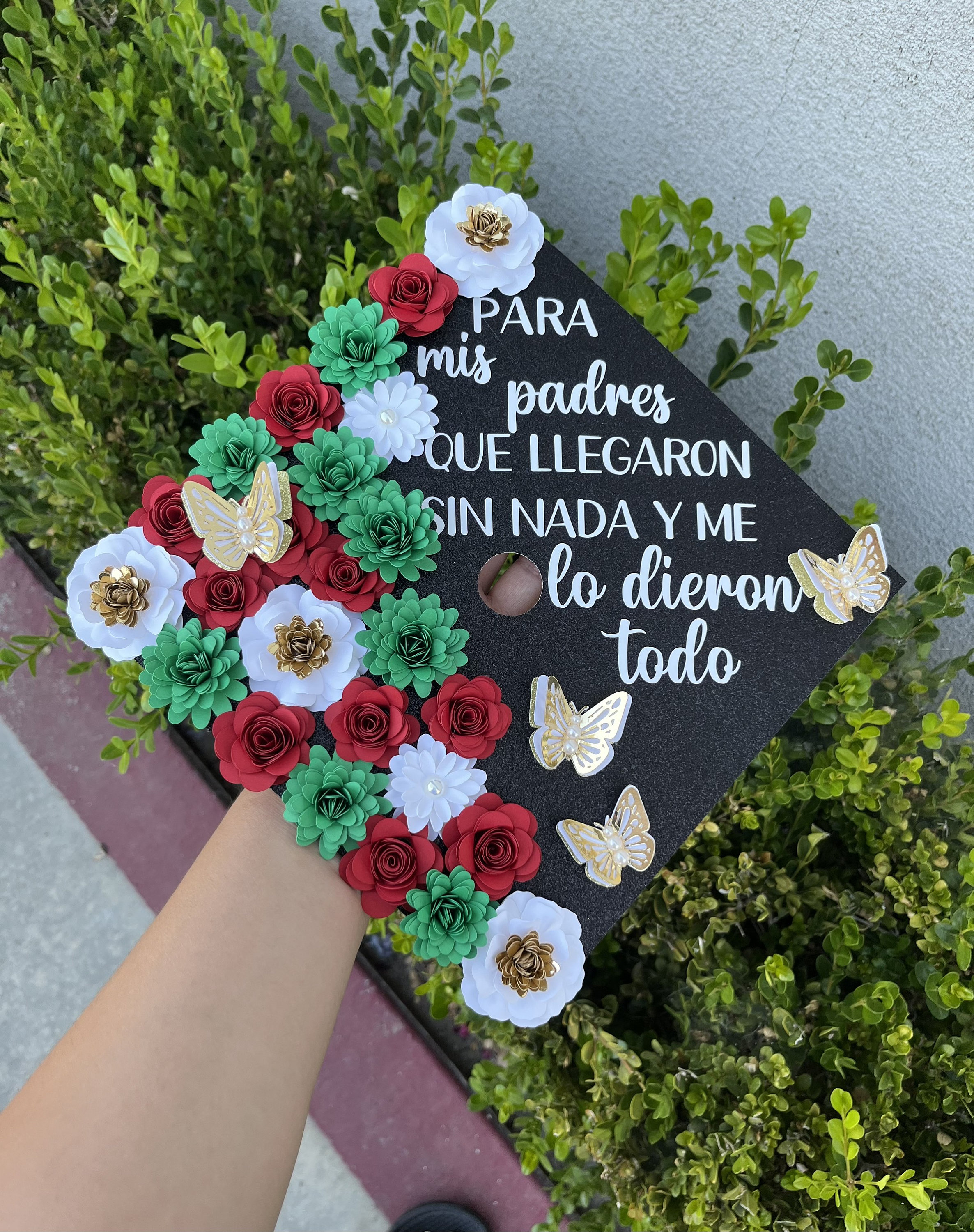 Grad Cap, Mexican Grad Cap, Graduation Cap, Grad Cap Topper, Flower ...