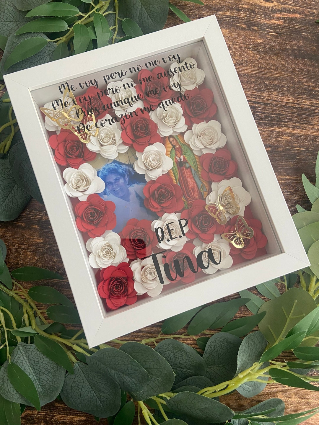 Memorial Shadow Box, in Loving Memory Shadow Box, Memorial Keepsake Etsy