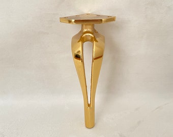 Gold & Silver Metal Furniture Legs: Sofa, Table, Cabinet - Set of 4