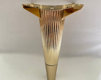 Gold & Silver Plastic Furniture Legs, Cabinet Feet, Sofa Legs (Set of 4)