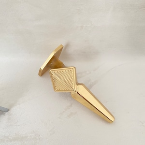 4x Gold&Silver Furniture Legs, Metal Legs Furniture Feets, Sofa Couch Legs, Table Cabinet Legs and 16 pcs screw