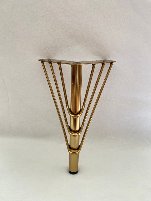 Gold & Silver Metal Furniture Legs - Set of 4