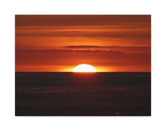 Stunning Sunset Print on Canvas - Wall Art - Ready to Hang