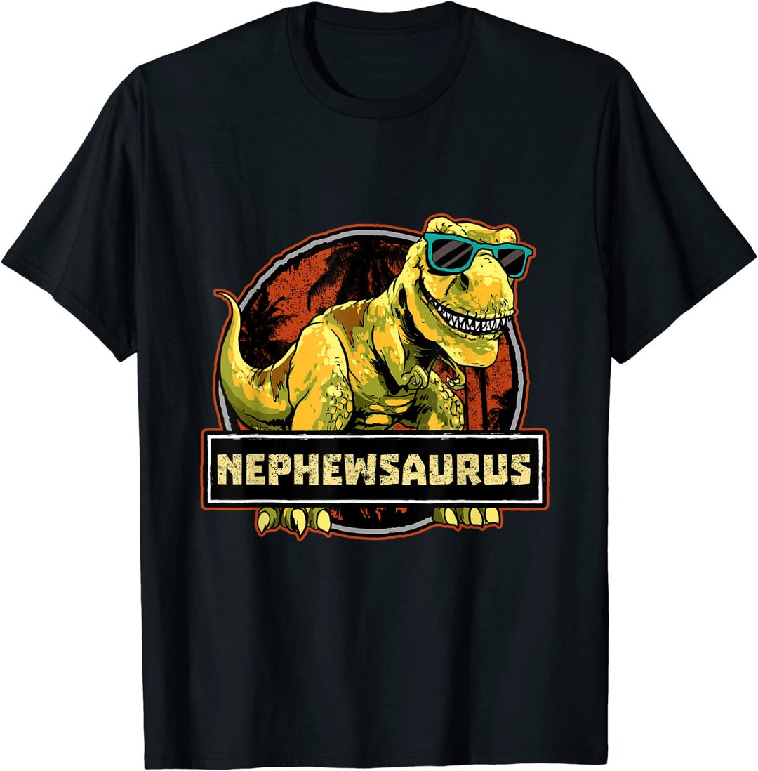 Nephewsaurus Shirt T Rex Nephew Saurus Dinosaur Womens Boys T - Etsy