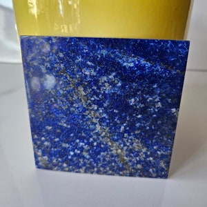 Lapis Lazuli Stone Tile: Royal Blue Mosaic, 10x10 cm