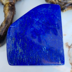 lapis lazuli-steen 11 cm | Afghaans gepolijst mineraal exemplaar, verzamelstuk