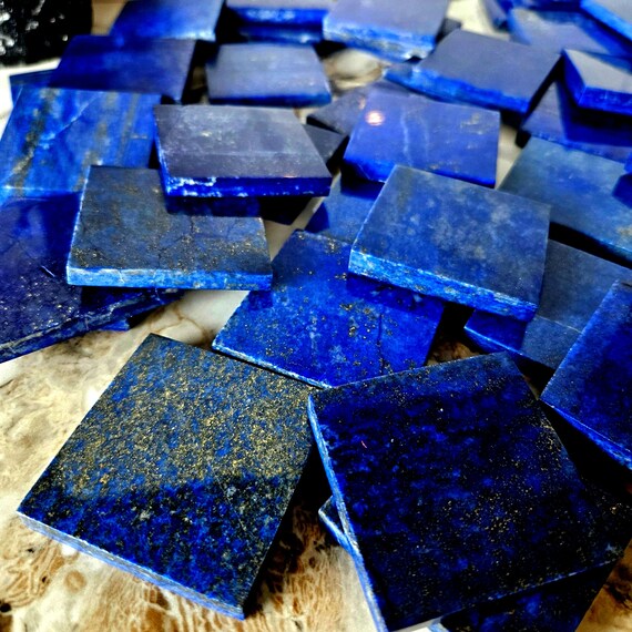 2X2 Inches Lapis Lazuli Stone Tile, Kitchen Decoration