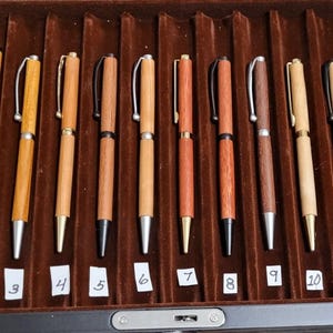 Hand Turned Slimline Pens